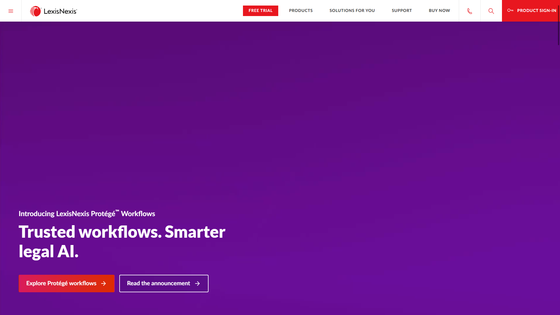 LexisNexis screenshot 1